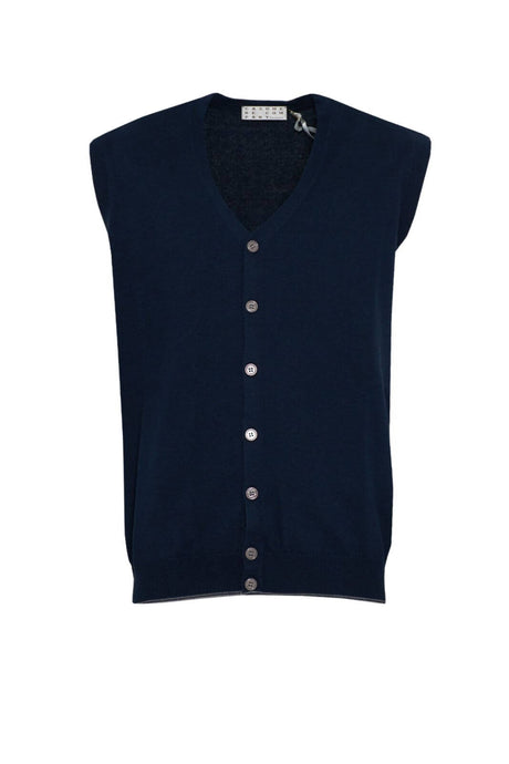 Gilet da uomo Cashmere e Company in misto cashmere fronte