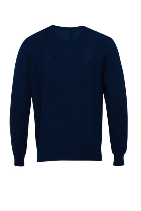 Maglia da uomo Cashmere e Company a girocollo in cashmere a tinta unita retro