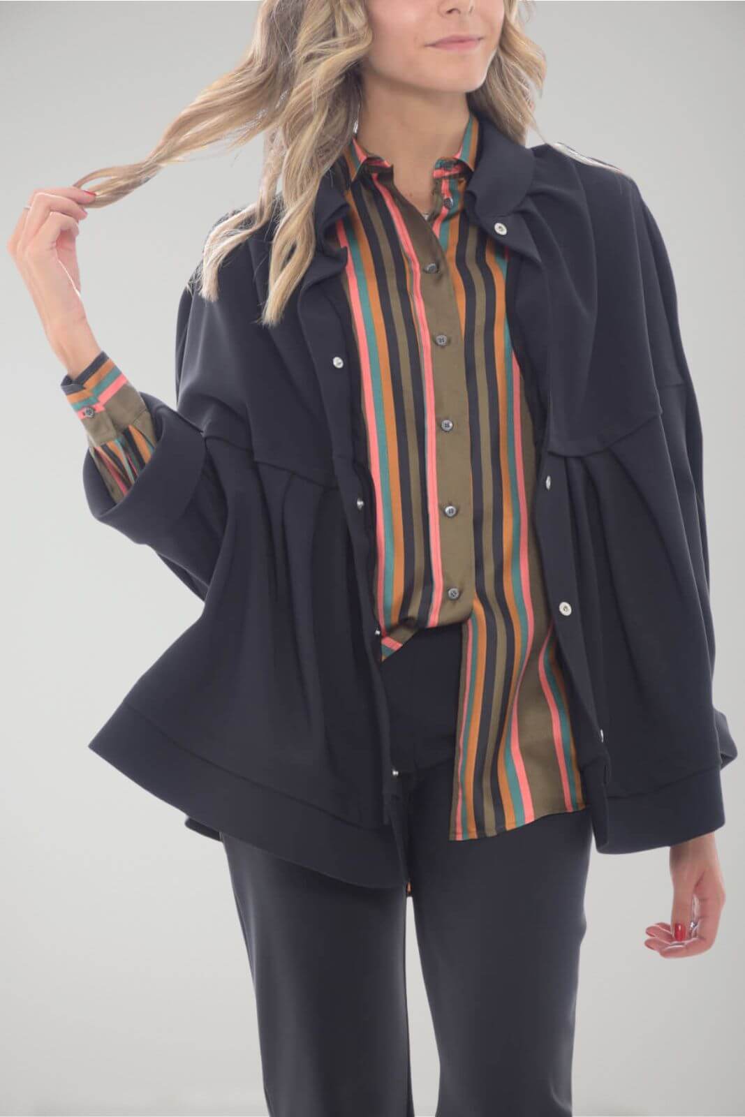 Cappa donna Chiara Boni oversize fronte 1