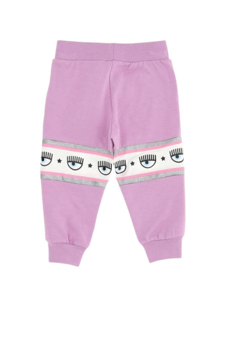 Chiara Ferragni Pantalone Bambina in tessuto felpato
