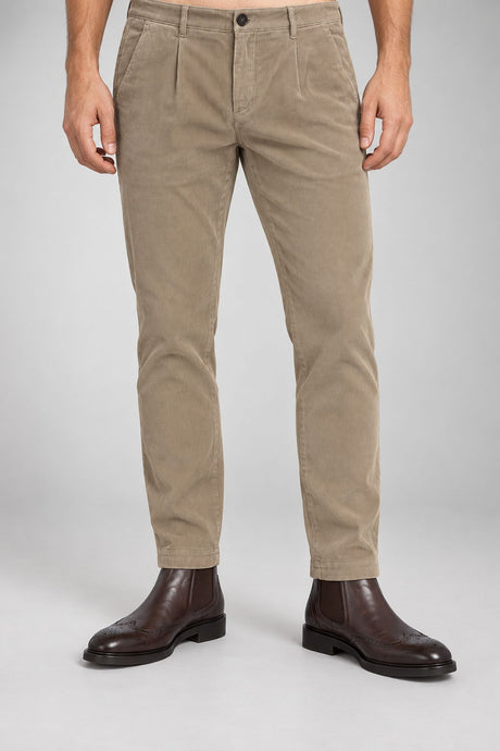 Clark Pantaloni Uomo Chino in Velluto a Costine