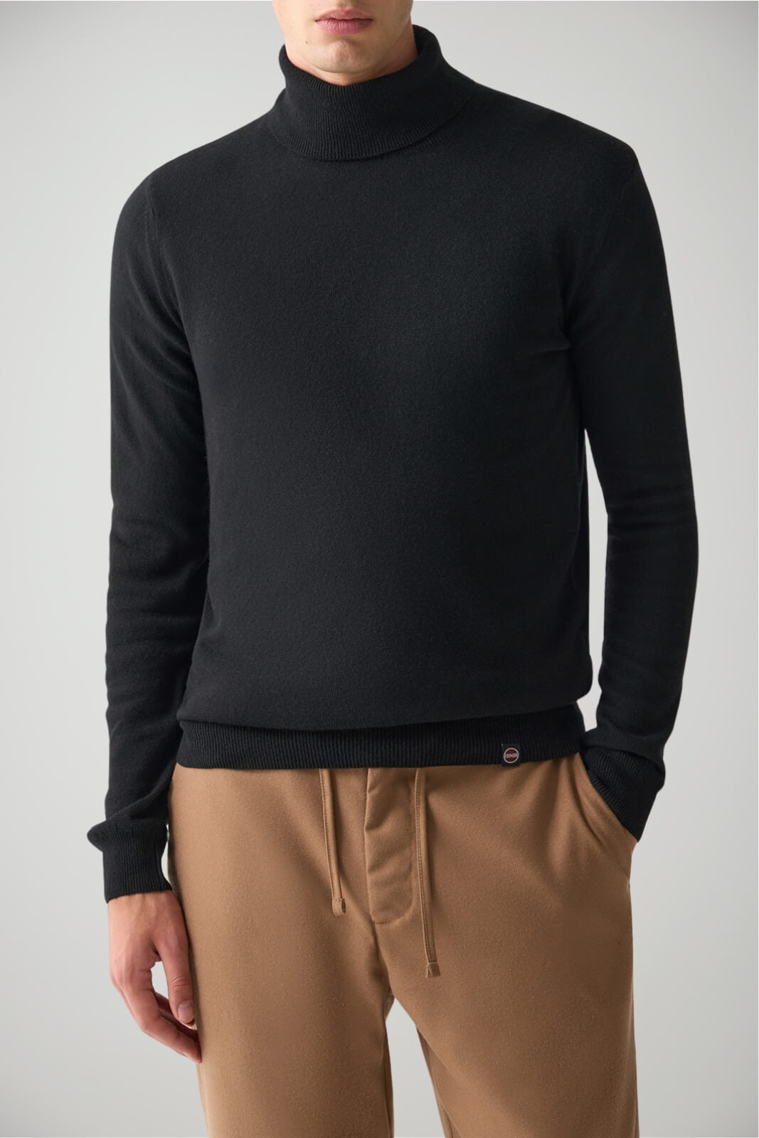 Dolcevita da uomo Colmar in tinta unita e misto lana