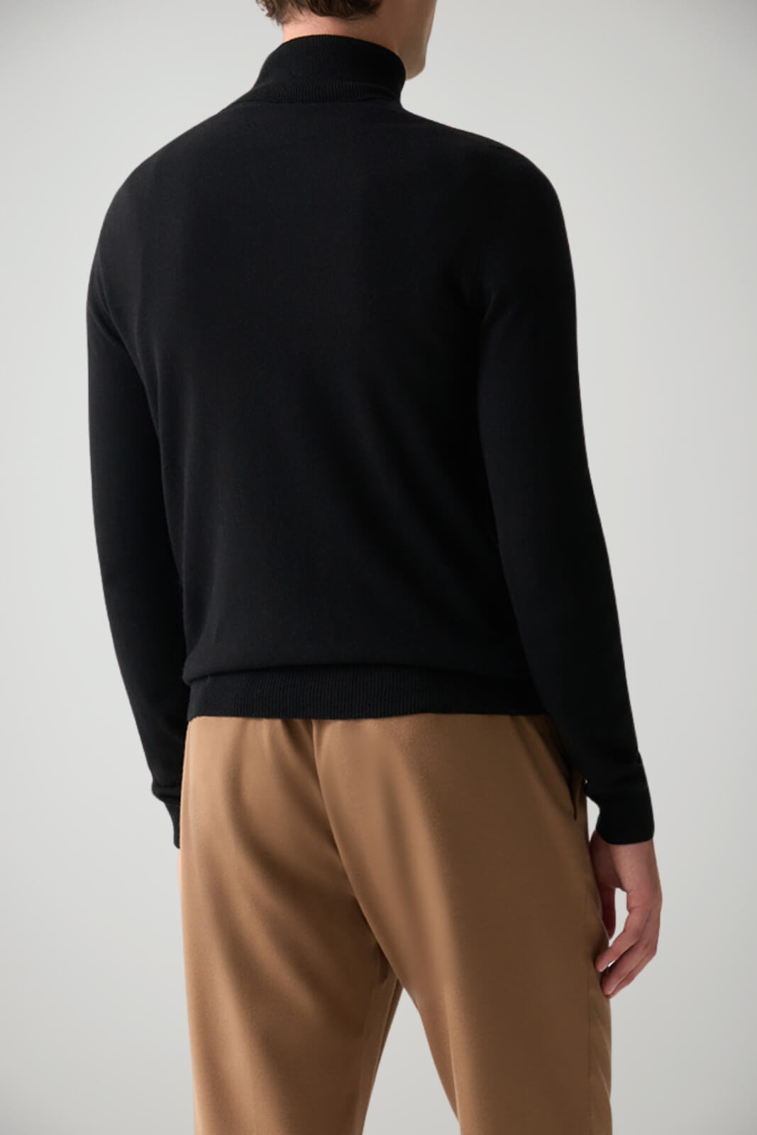 Dolcevita da uomo Colmar in tinta unita e misto lana