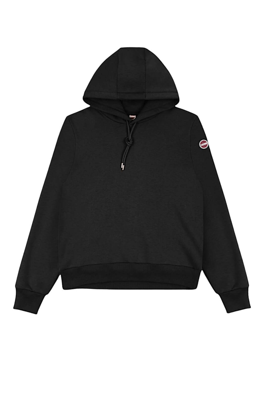 Felpa da uomo Colmar con cappuccio e logo al braccio fronte