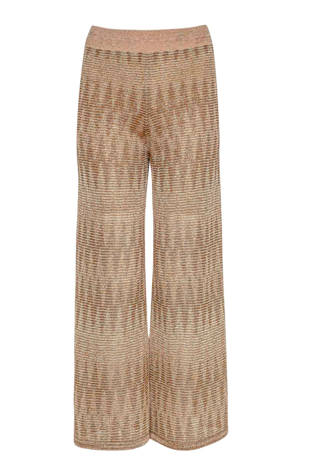 D Exterior Pantalone Donna chevron lurex fronte