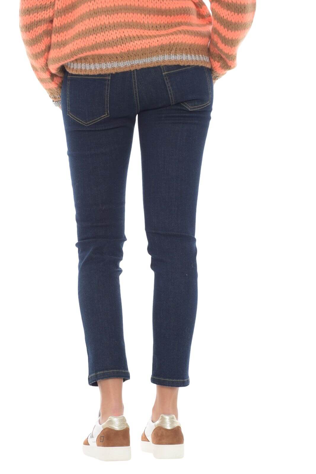 Alviero Martini Jeans Donna con dettaglio piping sul passante