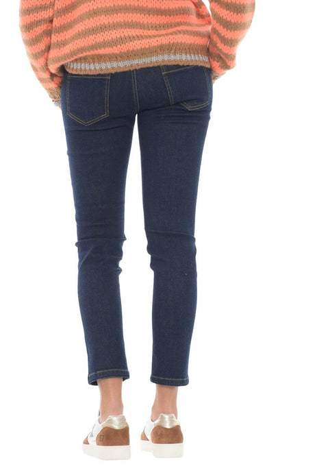 Alviero Martini Jeans Donna con dettaglio piping sul passante