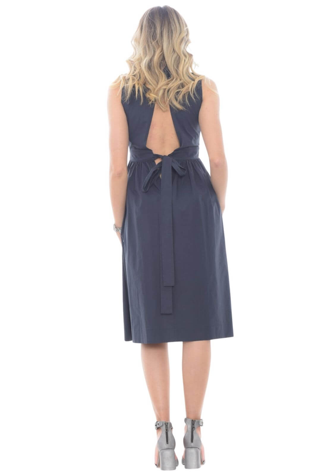 Parosh CANYOX Vestido de Mujer con fajín