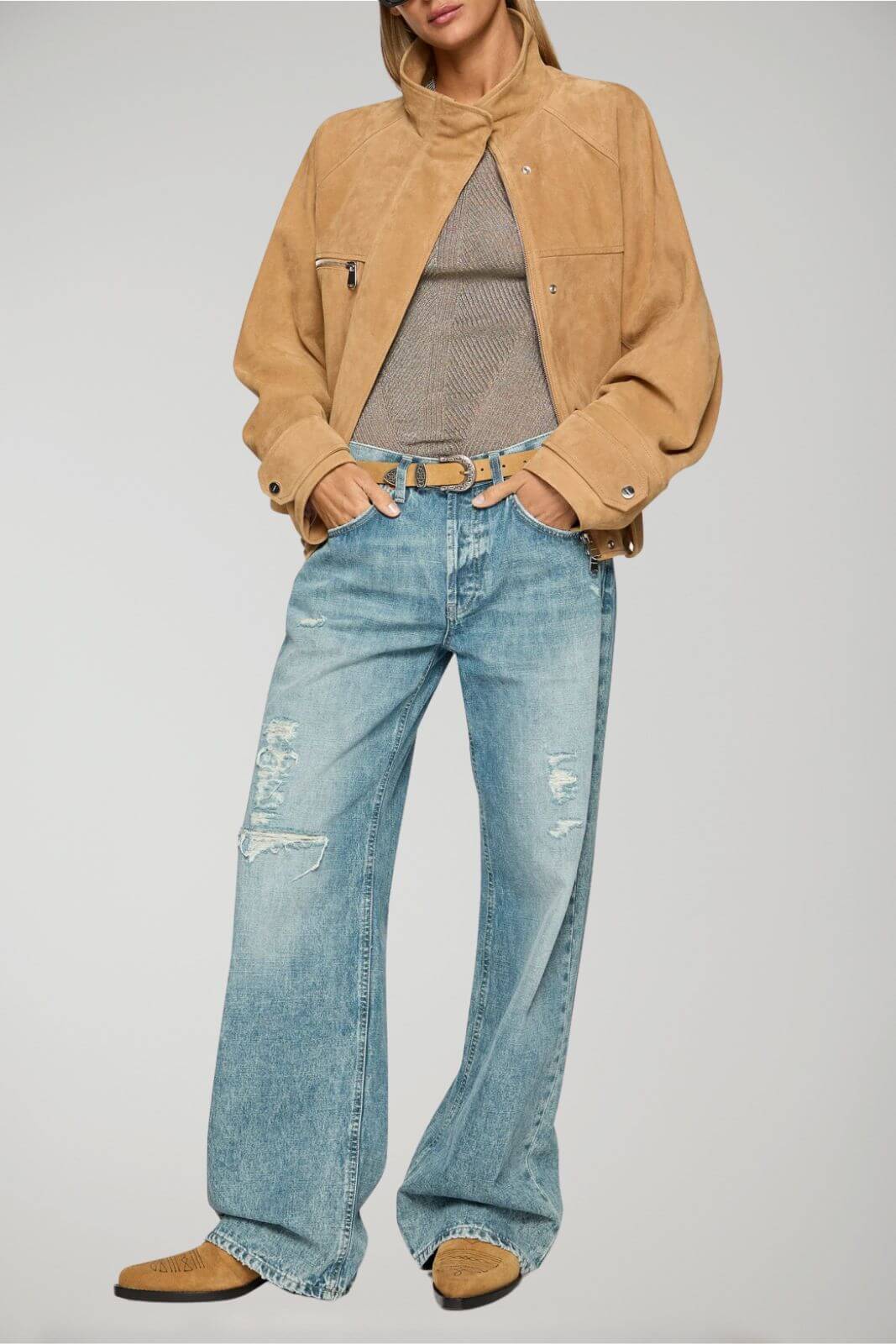 Dondup women's suede jacket