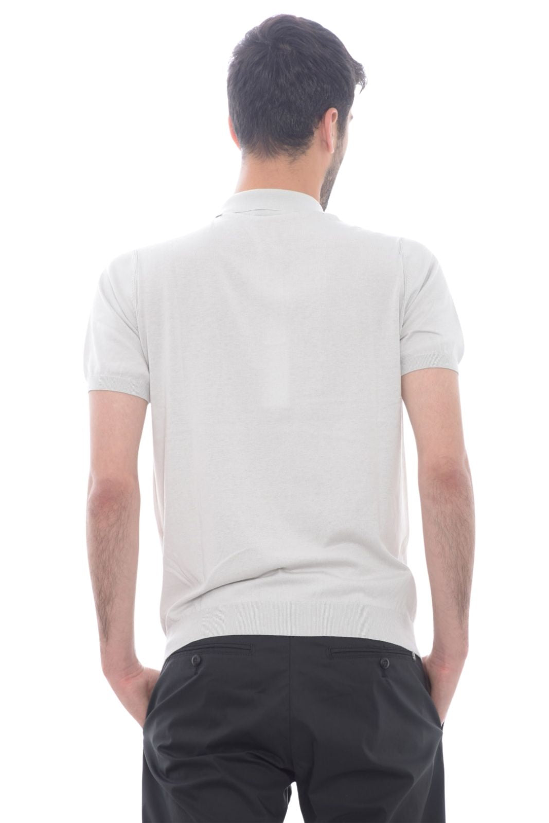 Polo de hombre Diktat con cierre de tres botones