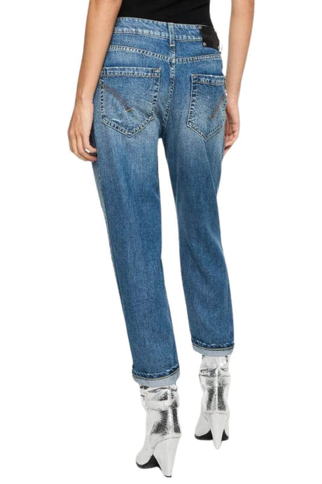 Dondup women's jeans Koons fixed denim jewel lyocell