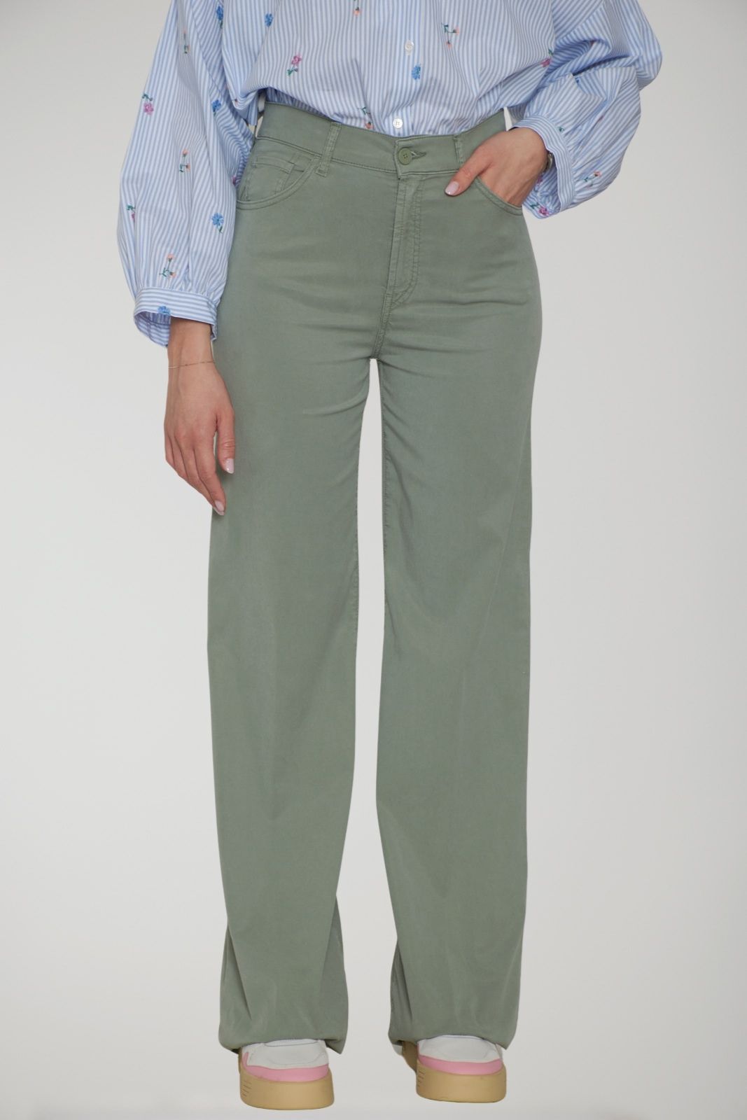 Dondup pantaloni donna Amber a palazzo