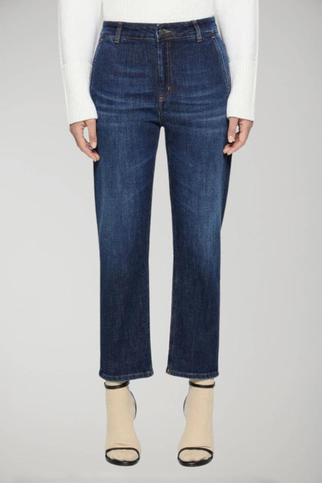 Vaqueros holgados Willa de Dondup para mujer en denim elástico