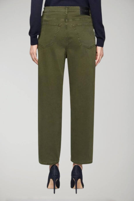 Dondup Bessie women's loose trousers in cotton and lyocell