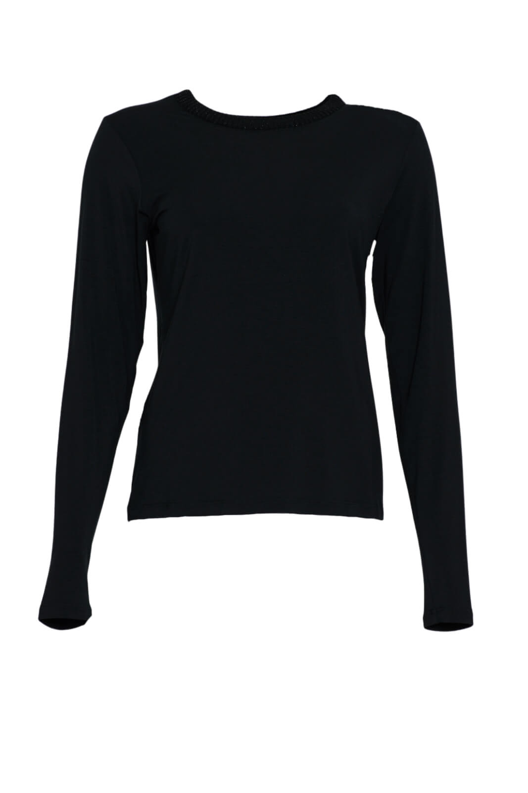 Maglia donna in jersey con lurex fronte