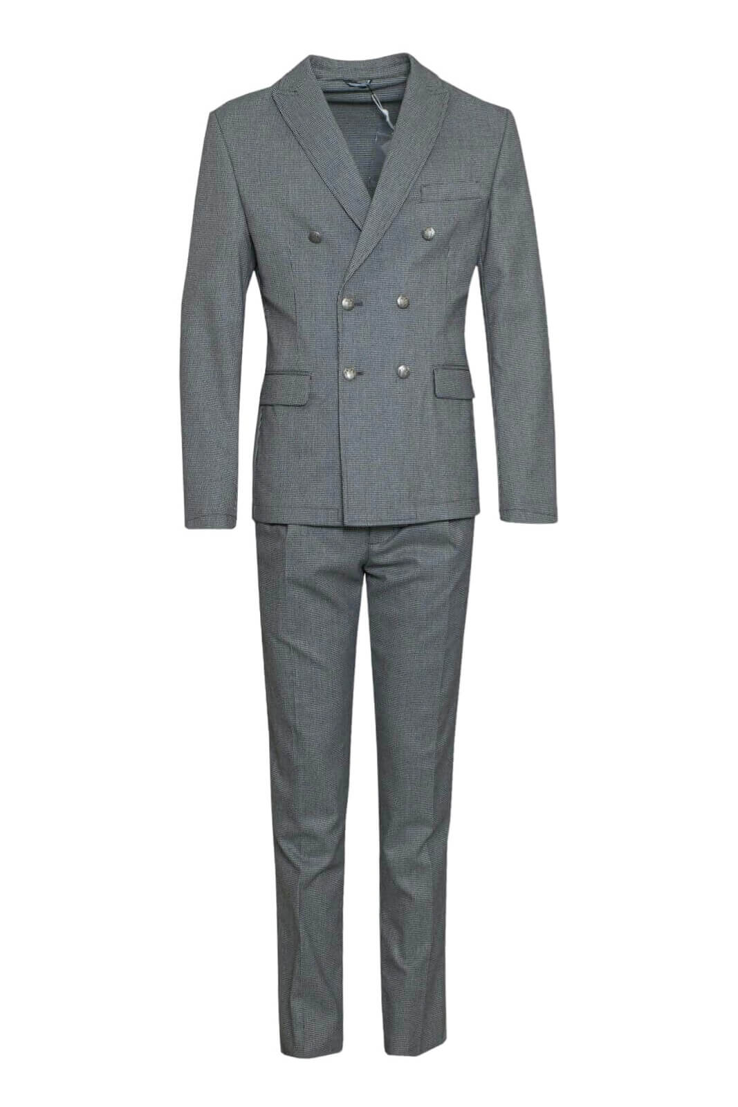Abito da uomo Daniele Alessandrini doppiopetto in pied de poule