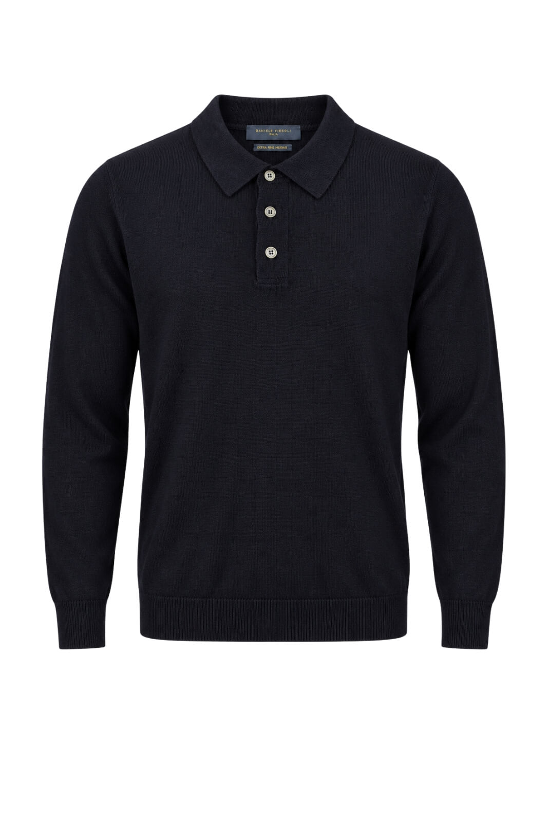 Daniele Fiesoli Polo Uomo in lana merino extrafine