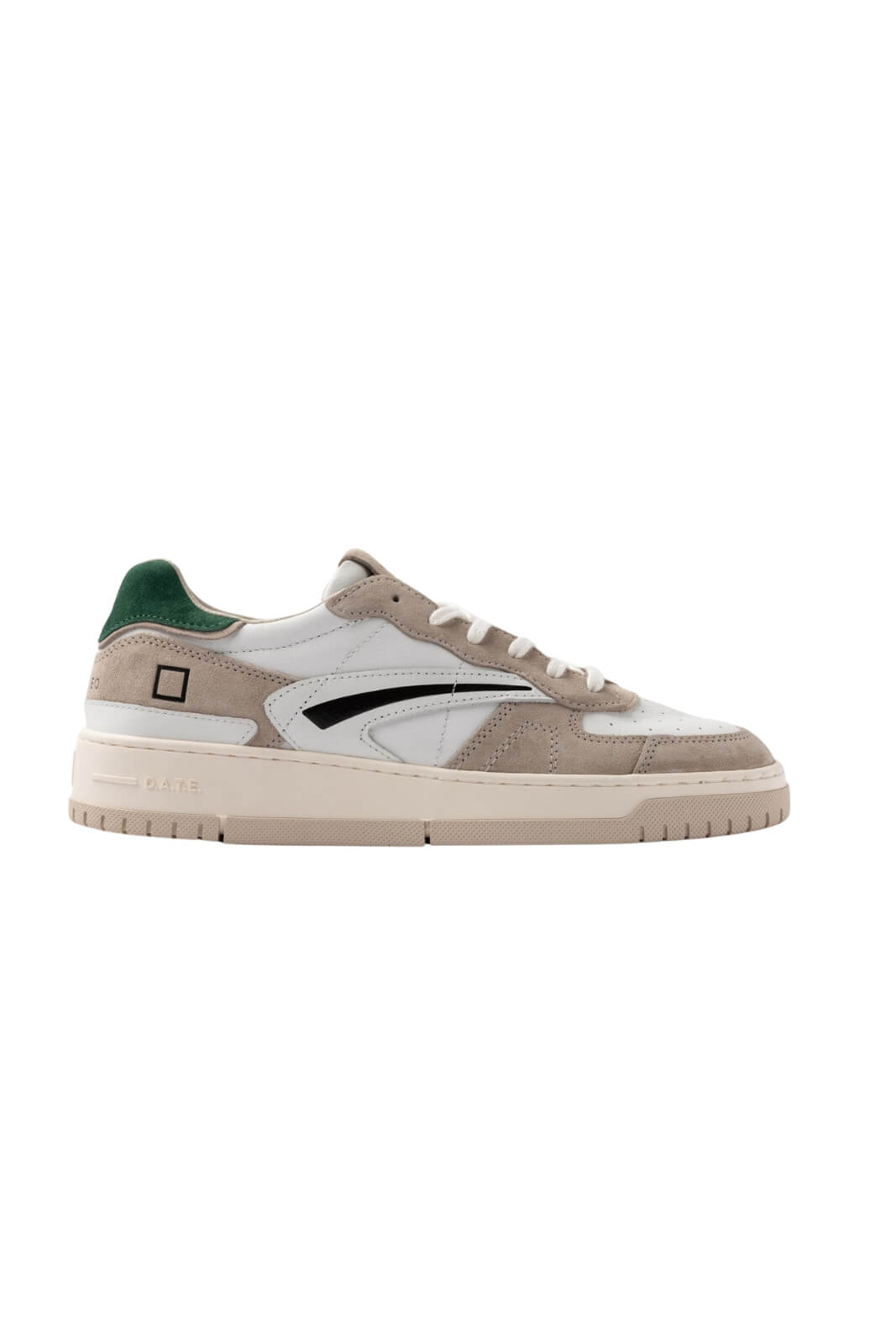 Sneakers da uomo Date con lacci e inserti scamosciati