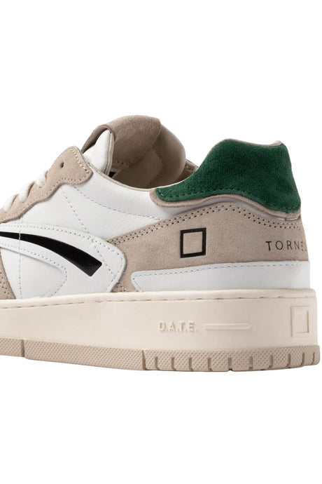 Sneakers da uomo Date con lacci e inserti scamosciati