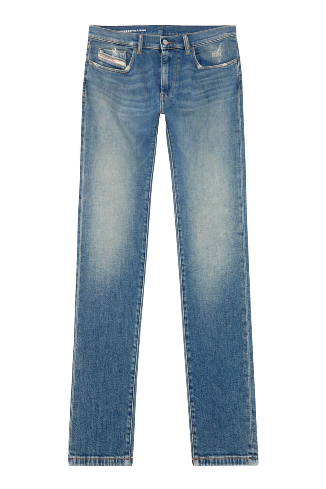 Jeans da uomo Diesel slim fit con effetto used