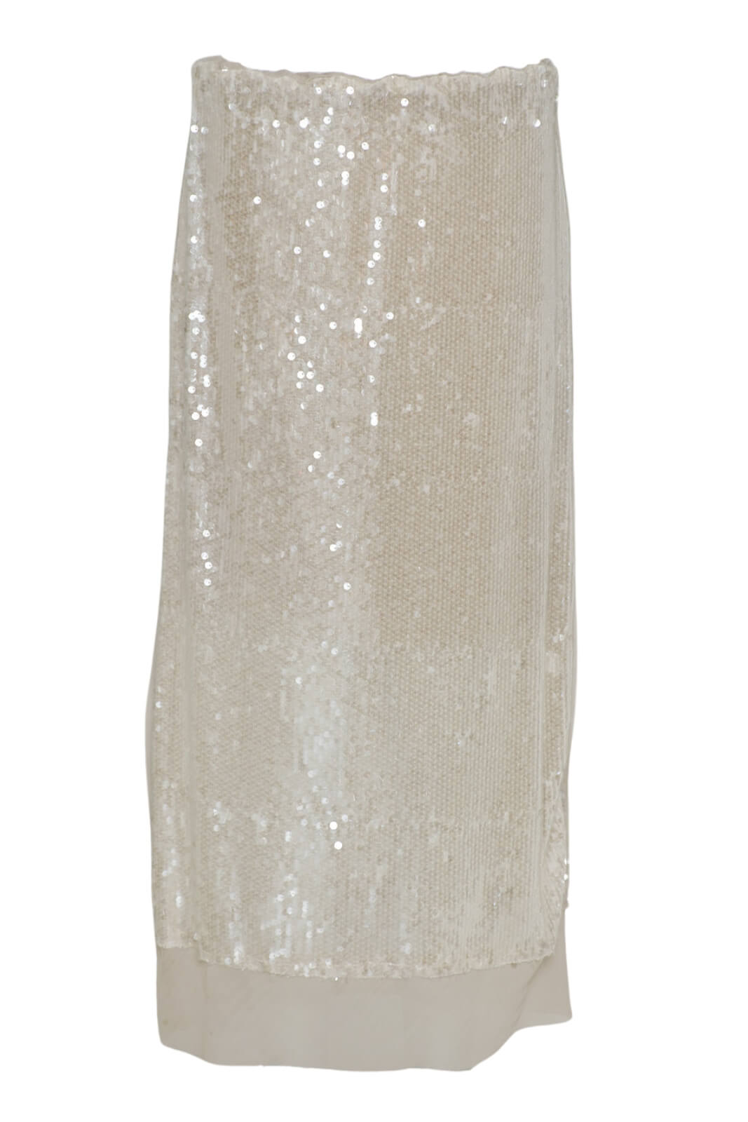 Dixie Gonna lunga paillettes tulle panna fronte