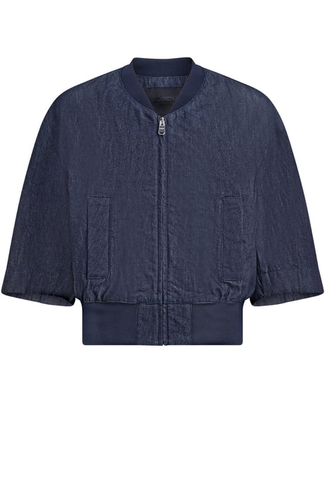 Bomber da donna Dondup in denim con zip centrale