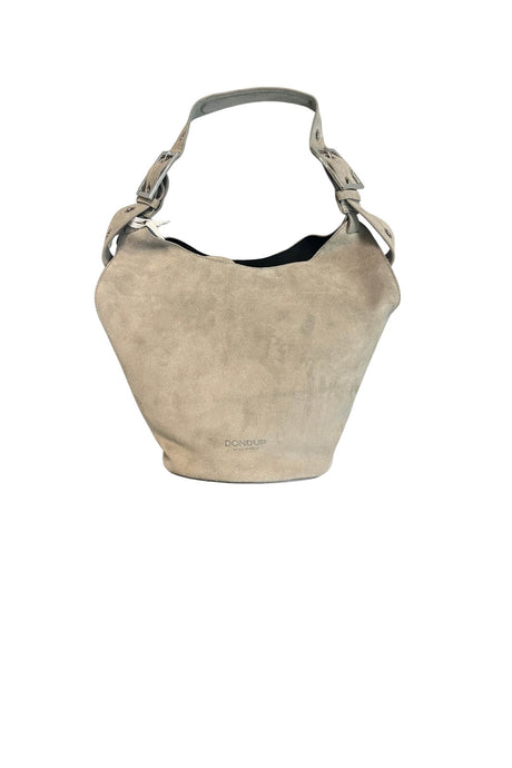 Borsa da donna Dondup modello Hobo in pelle scamosciata