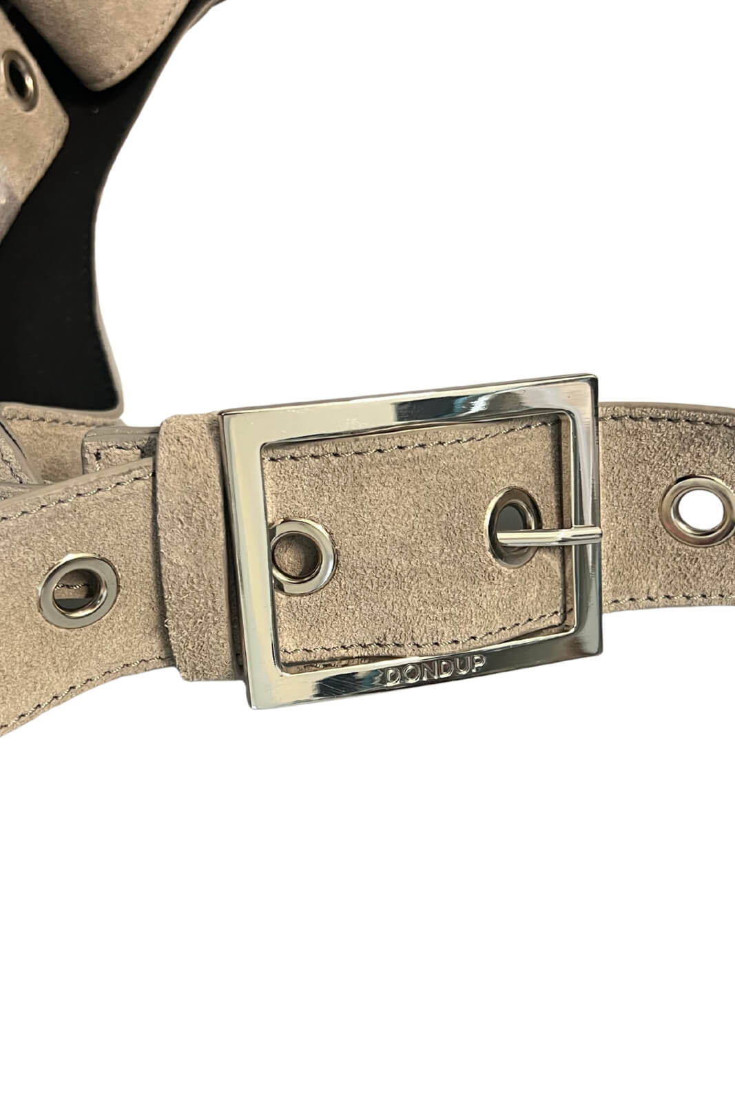 Borsa da donna Dondup modello Hobo in pelle scamosciata