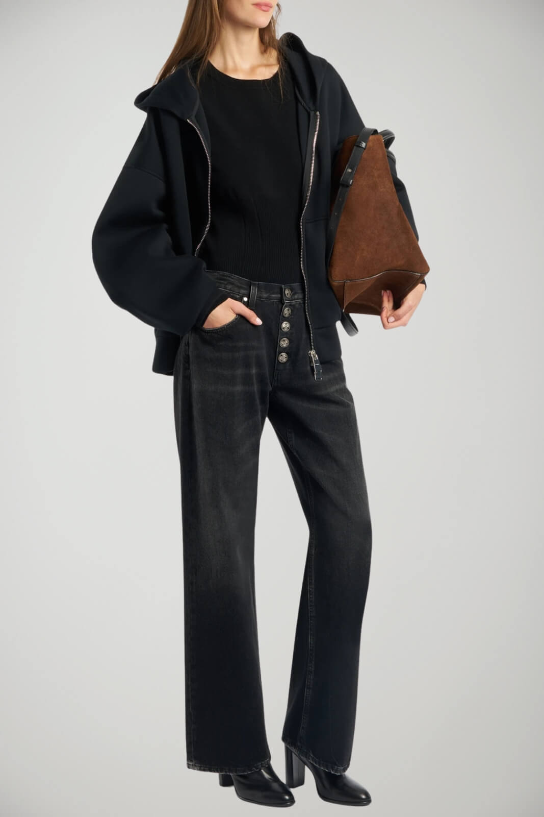 Jeans da donna Dondup Jacklyn loose fit outfit