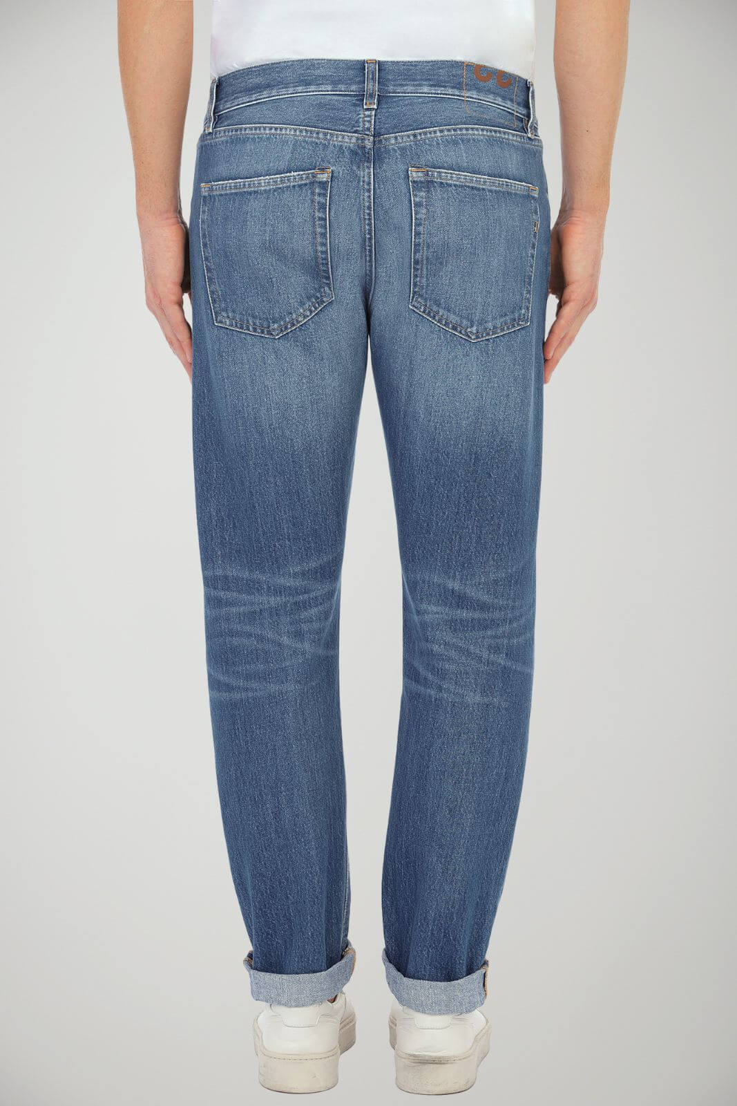 Dondup Jeans Uomo Icon Slim Fit Denim wash