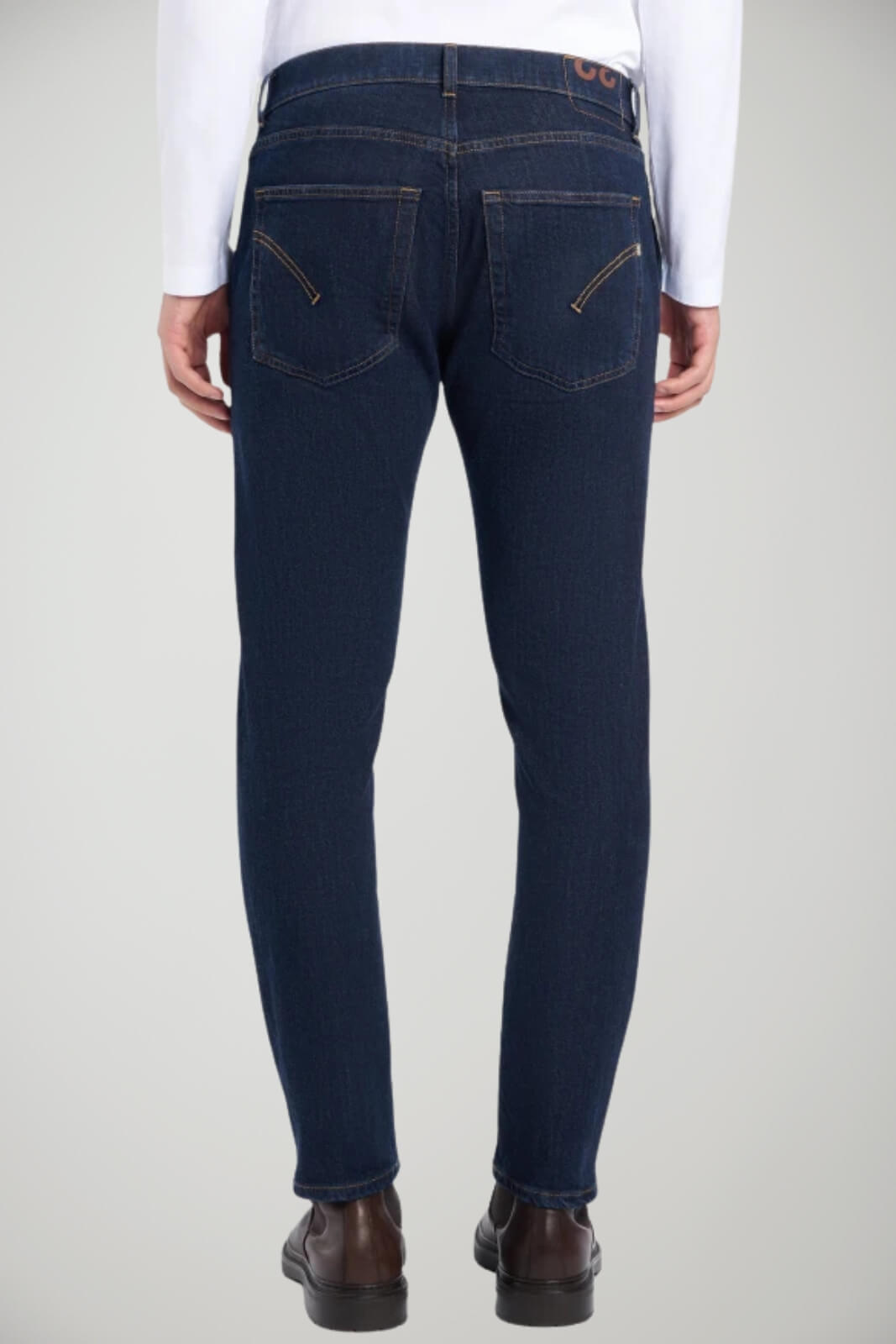 Jeans da uomo Dondup Jeff in denim stretch retro