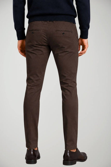 Dondup Pantaloni Uomo Gaubert Chino Slim Fit / Dark Chocolate