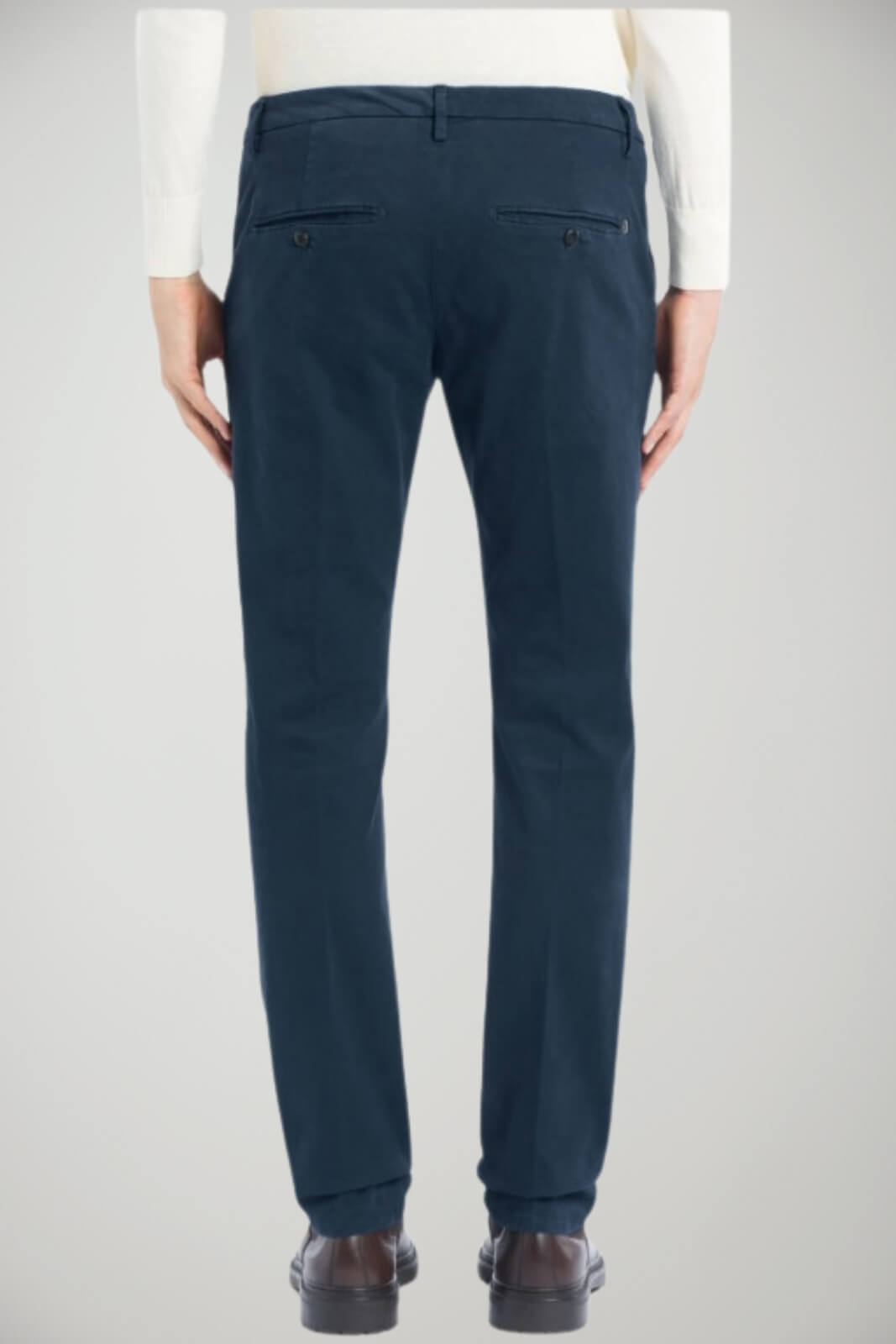 Pantaloni chino da uomo Dondup Spiritissimo in gabardina retro