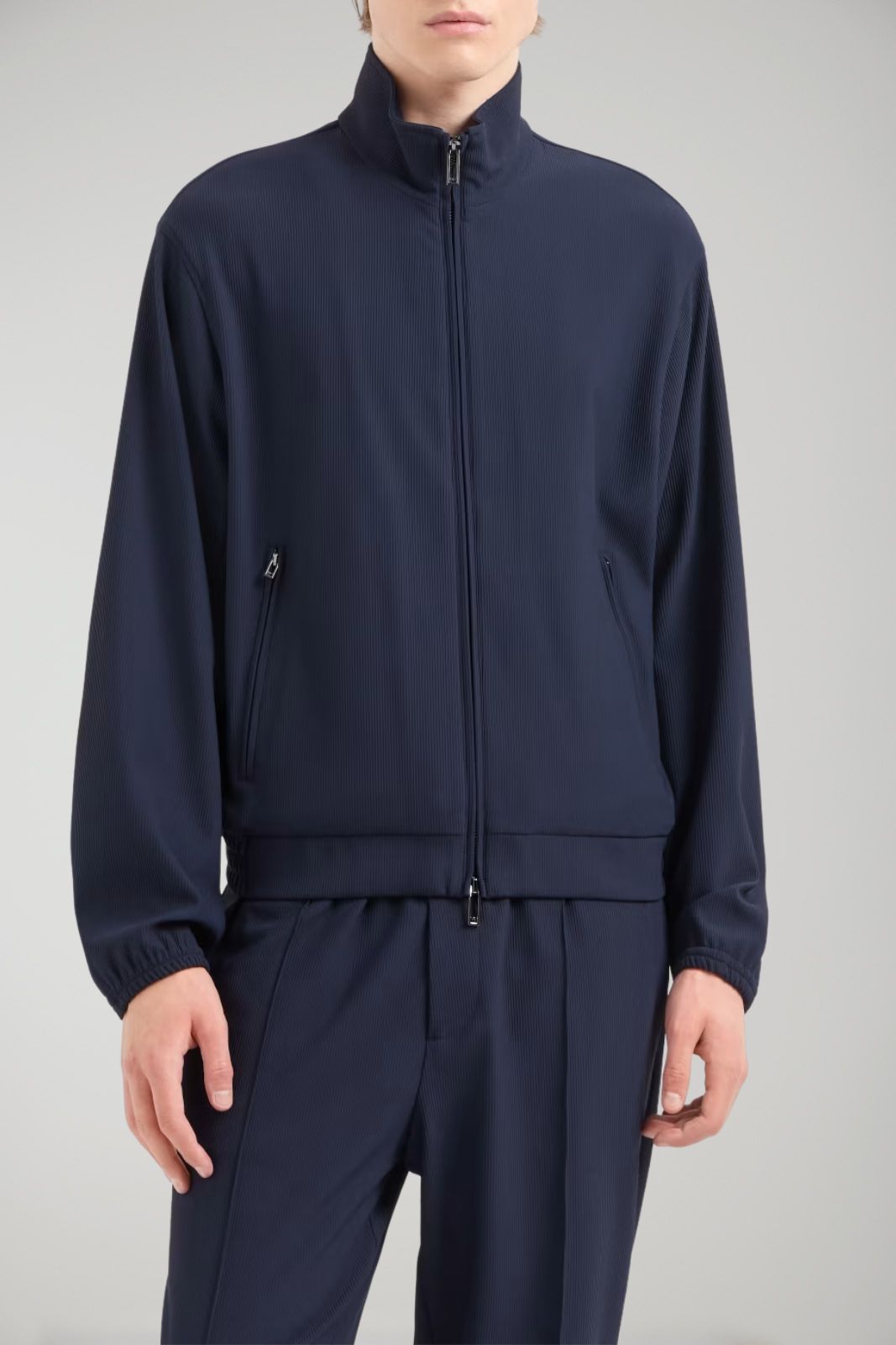 Chaqueta con cremallera completa para hombre de Emporio Armani