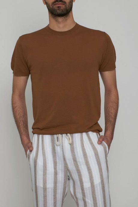 Cashmere Company Men's T-Shirt in Yarn