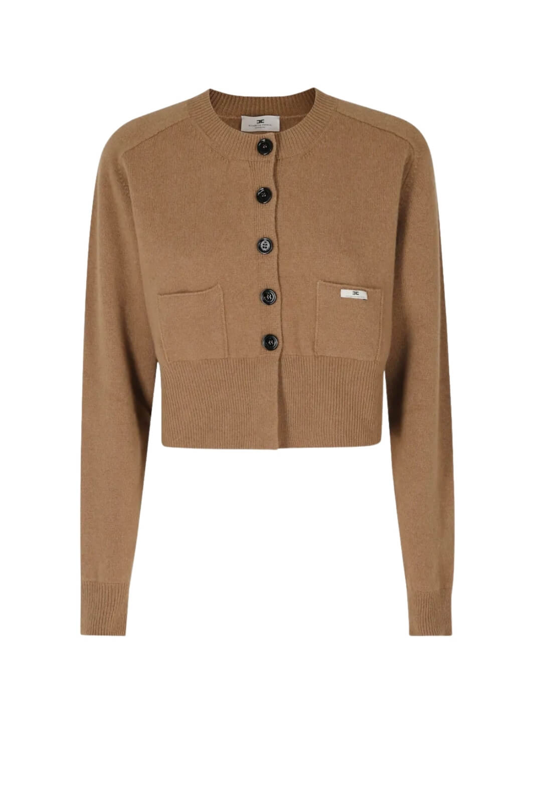 Elisabetta Franchi Cardigan Donna crop in misto lana