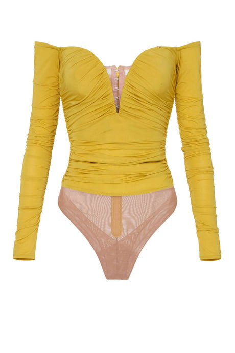 Elisabetta Franchi Body Donna in crepe con drappeggi