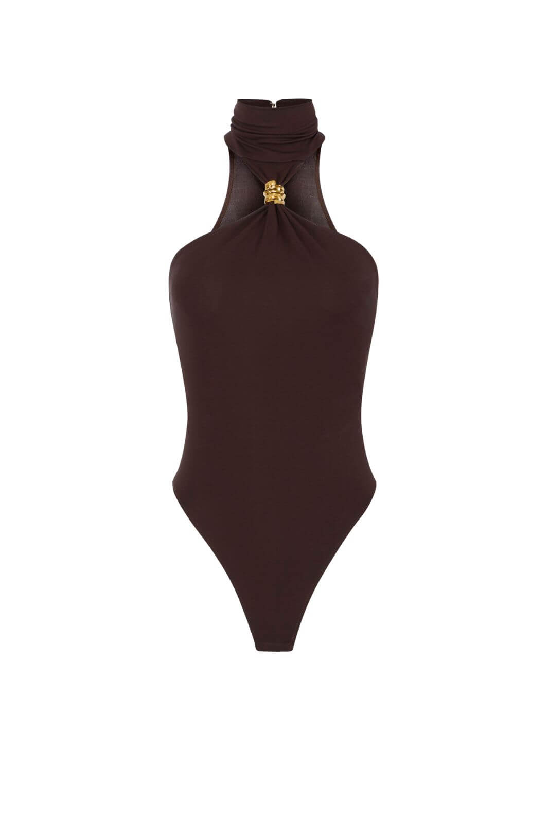 Elisabetta Franchi Body Donna scollo americano con accessorio gioiello