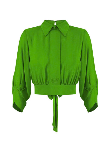 Elisabetta Franchi Camicia Donna in georgette con fusciacca