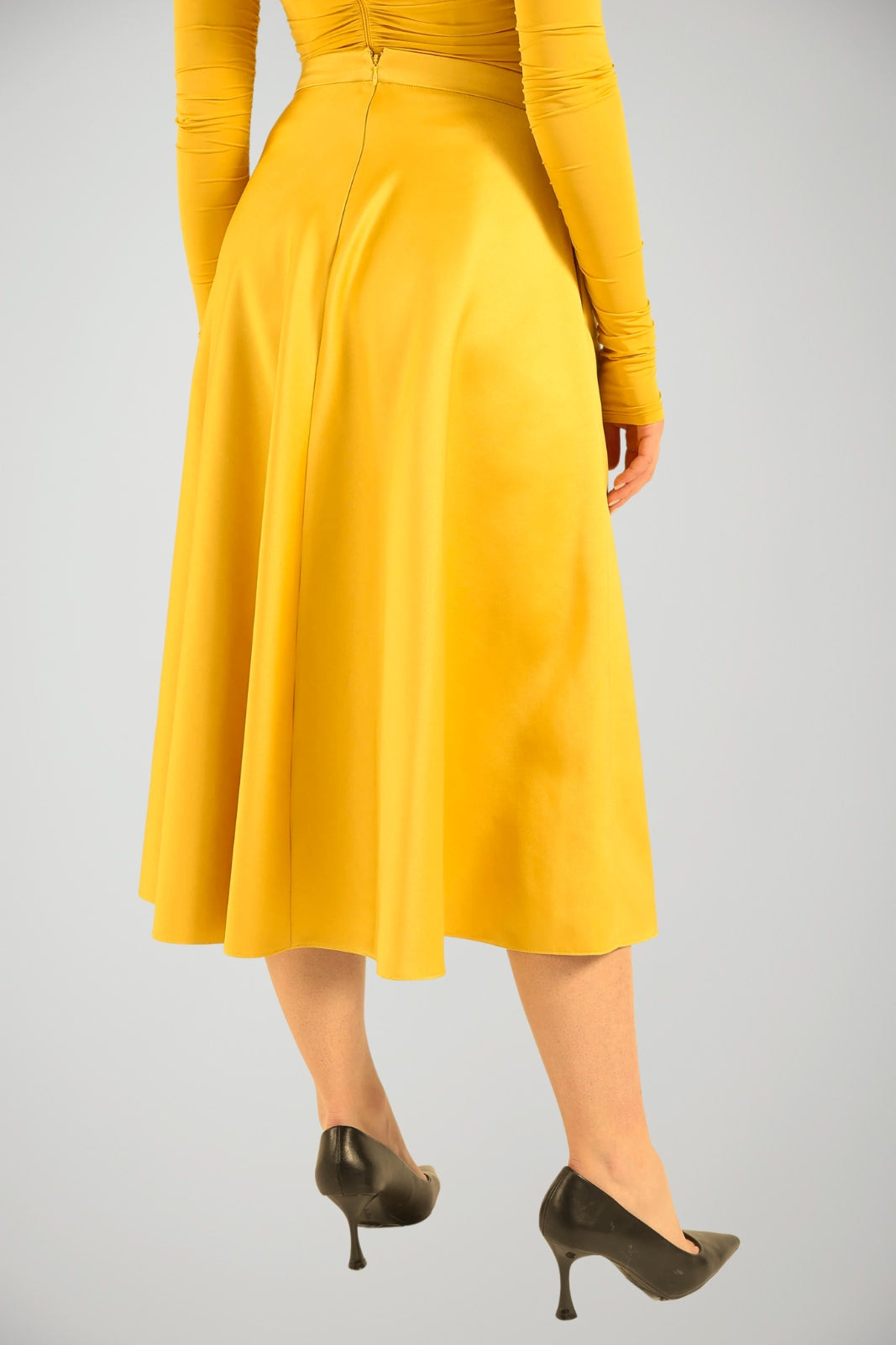 Elisabetta Franchi Gonna a ruota in duchesse