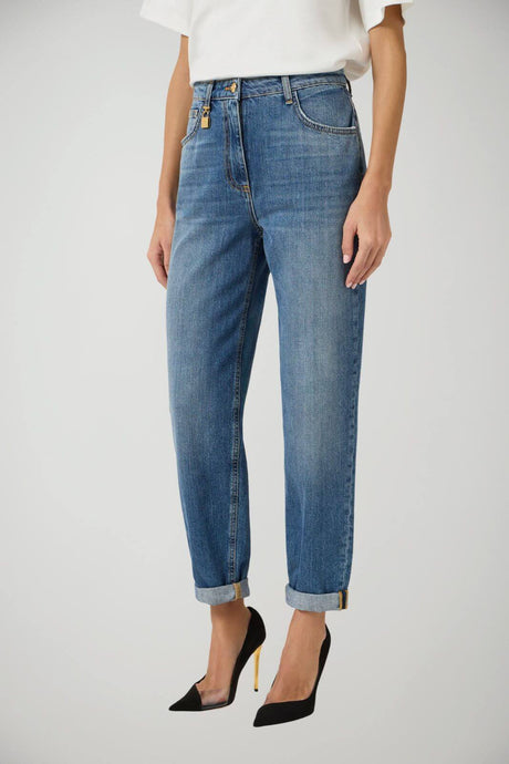 Elisabetta Franchi Jeans Donna cinque tasche a ovetto
