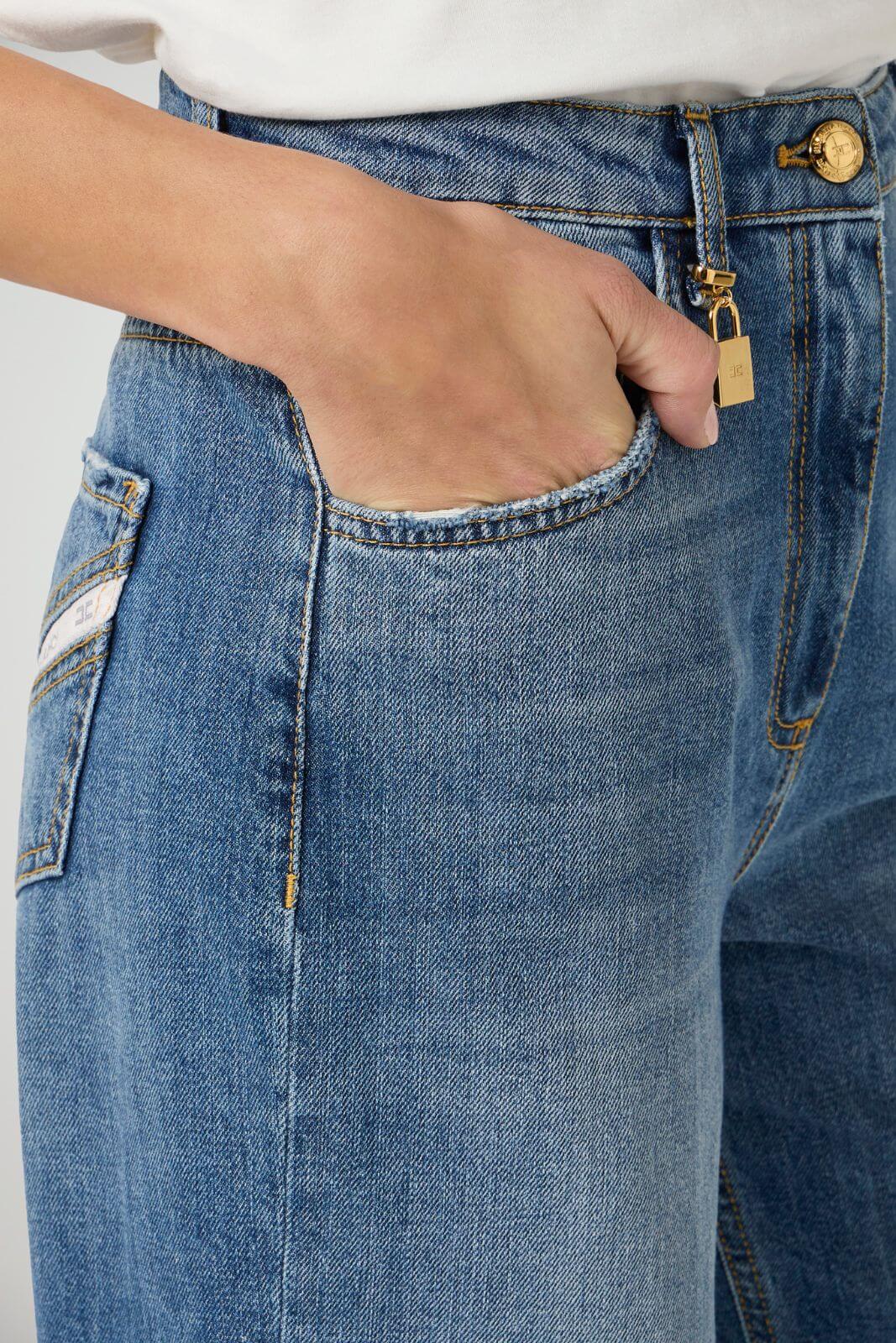 Elisabetta Franchi Jeans Donna cinque tasche a ovetto