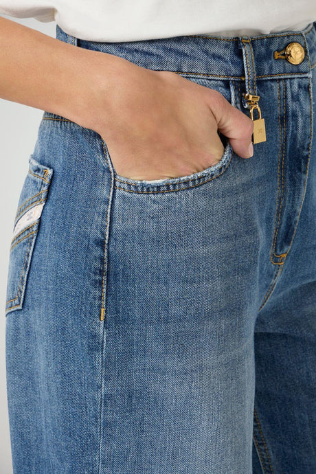 Elisabetta Franchi Jeans Donna cinque tasche a ovetto