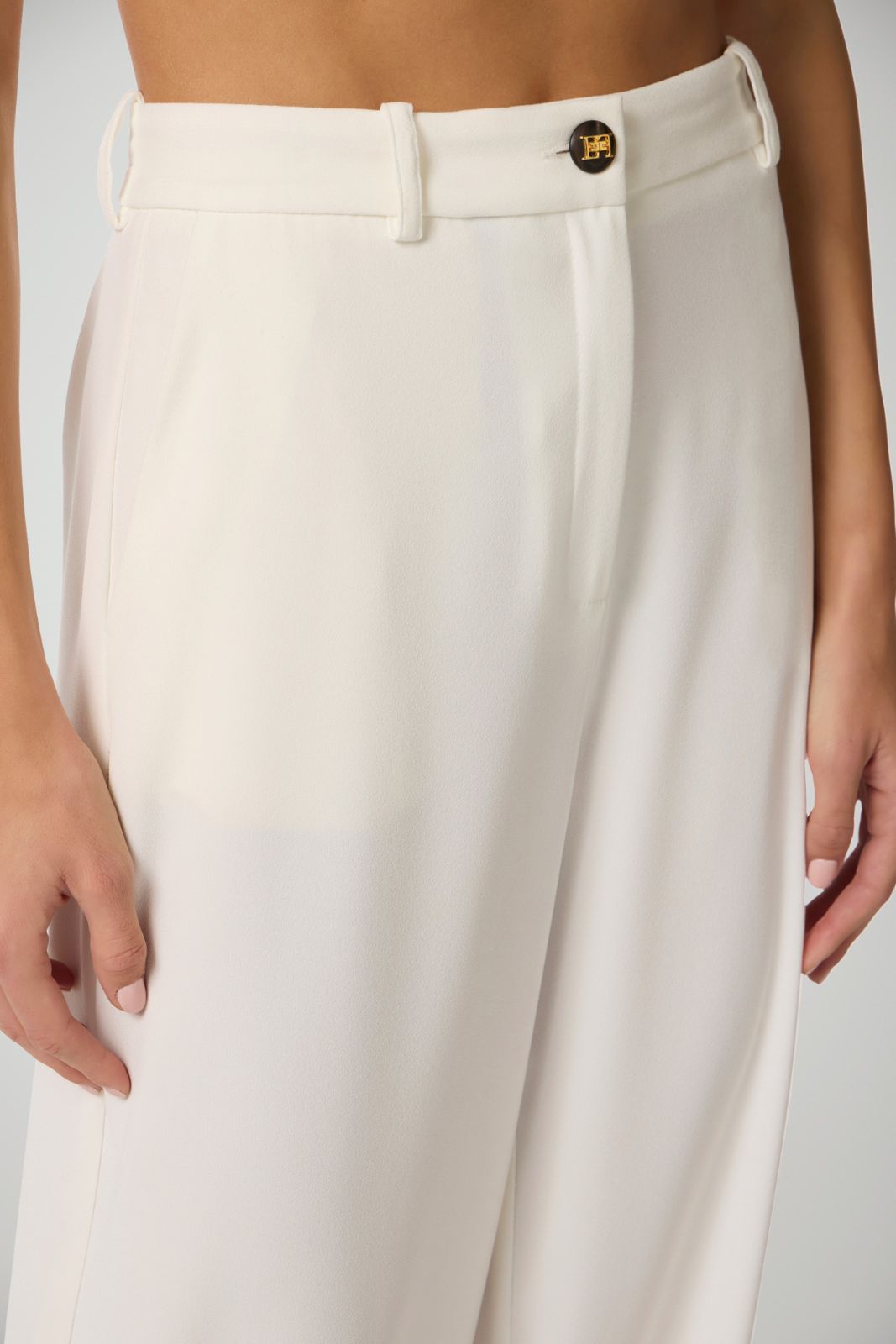 Elisabetta Franchi Pantaloni Donna in crepe over fit