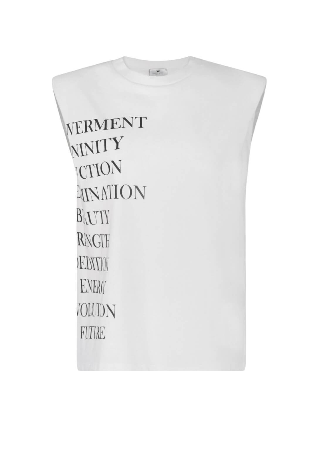 Elisabetta Franchi T-shirt Donna in jersey con stampa lettering