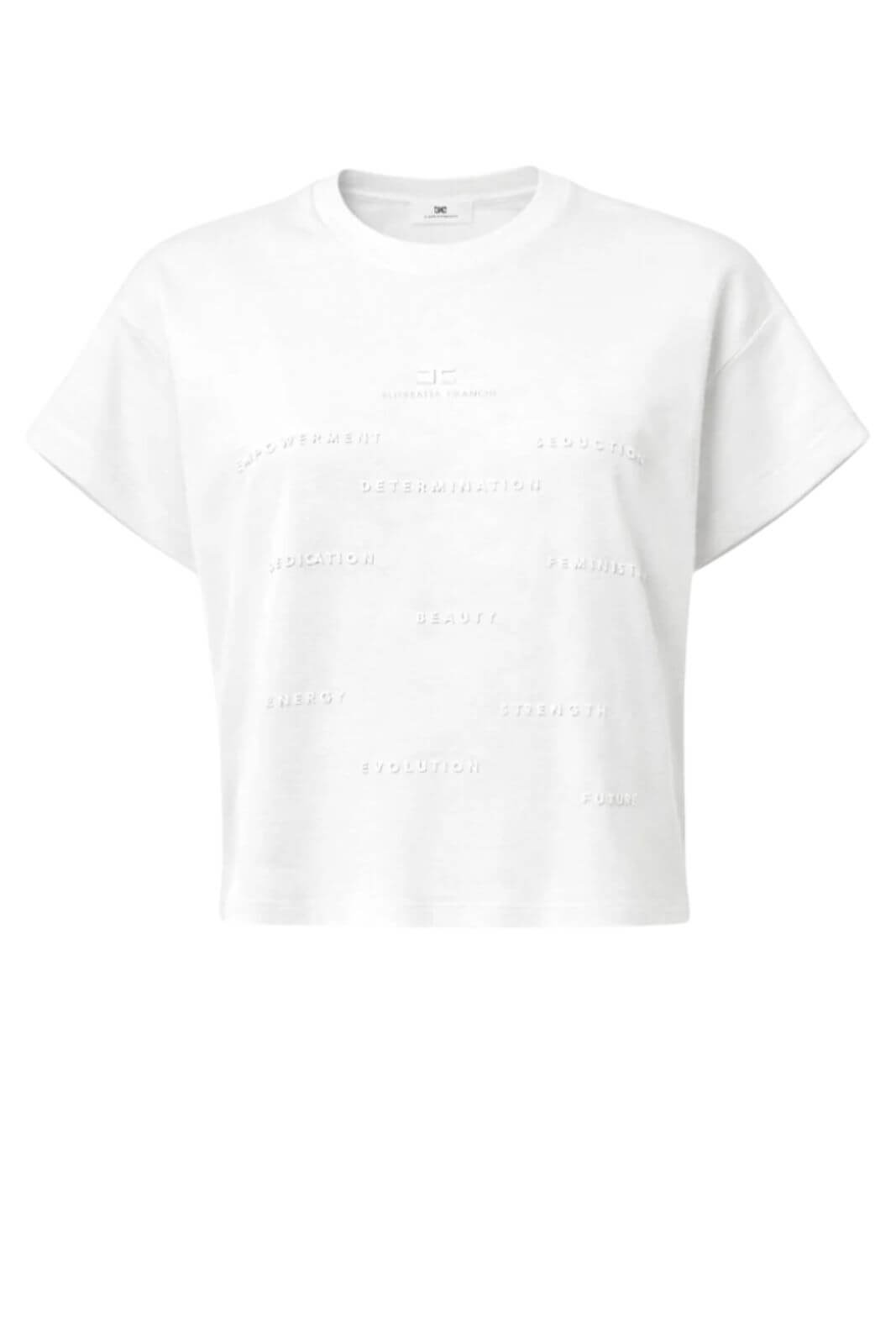 Elisabetta Franchi T-shirt Donna in jersey con stampa in rilievo