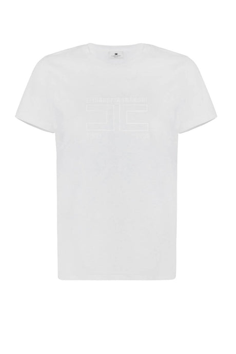 Elisabetta Franchi T-shirt Donna in jersey con logo ricamato