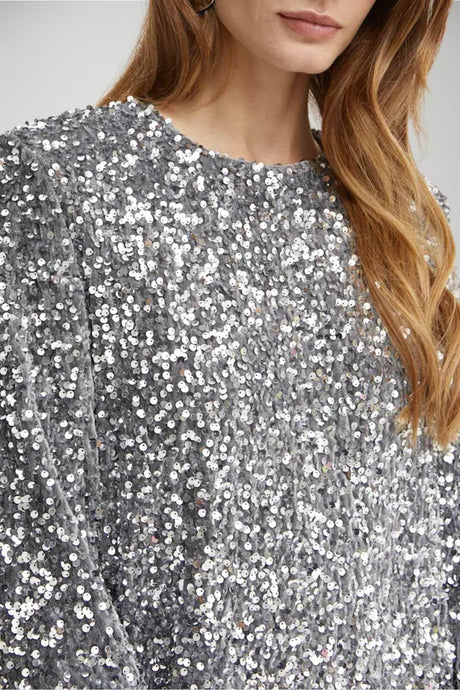 Abito da donna Elisabetta Franchi con paillettes dettaglio
