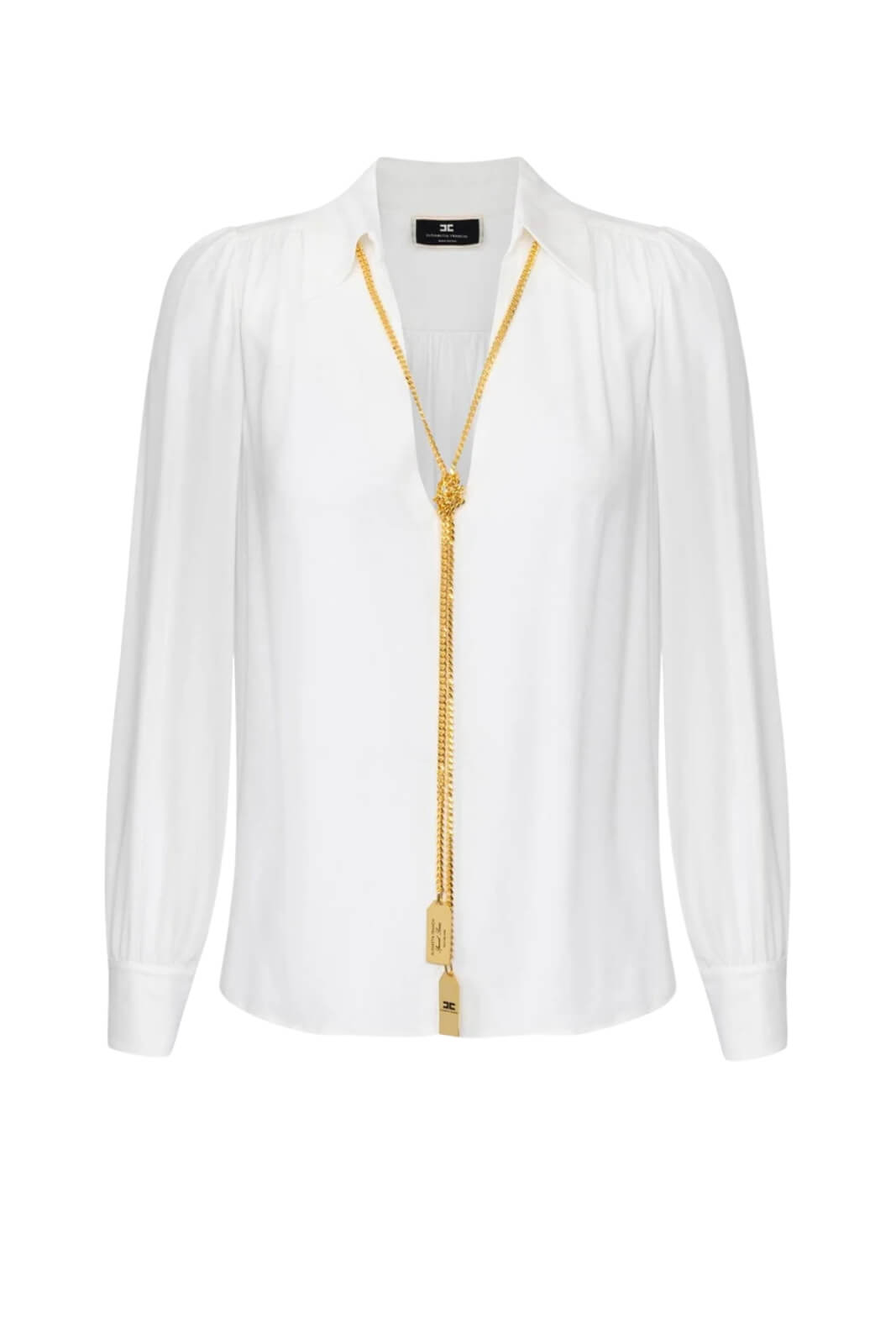 Blusa da donna Elisabetta Franchi con catena e charms fronte