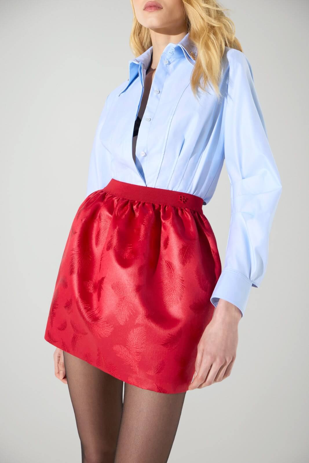 Elisabetta Franchi Camicia Donna in popeline con pendenti